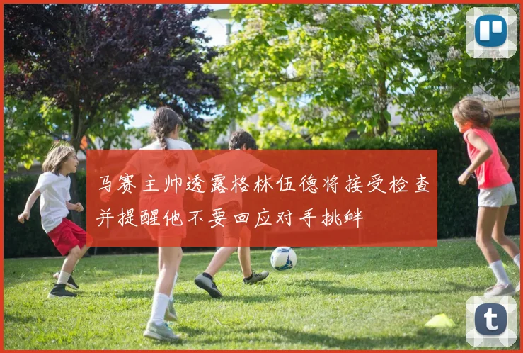 马赛主帅透露格林伍德将接受检查并提醒他不要回应对手挑衅